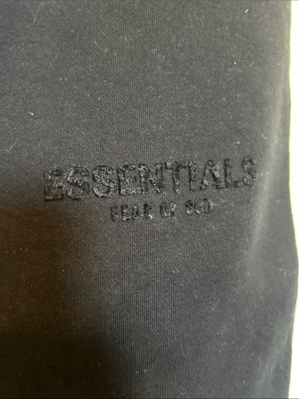 Fear of God Men's Black Jogger Sweatpants with Drawstring